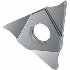 Grooving Insert: GE 30504, Solid Carbide Uncoated, Neutral, 0.85 mm Cutting Width, 1.5 mm Max Depth