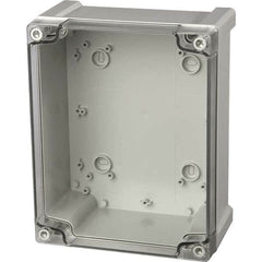 Fibox - NEMA 1, 4, 4X, 12 Polycarbonate Standard Enclosure with Screw Cover - Industrial Tool & Supply