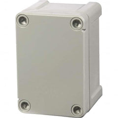 Fibox - NEMA 1, 4, 4X, 12 Polycarbonate Standard Enclosure with Screw Cover - Industrial Tool & Supply