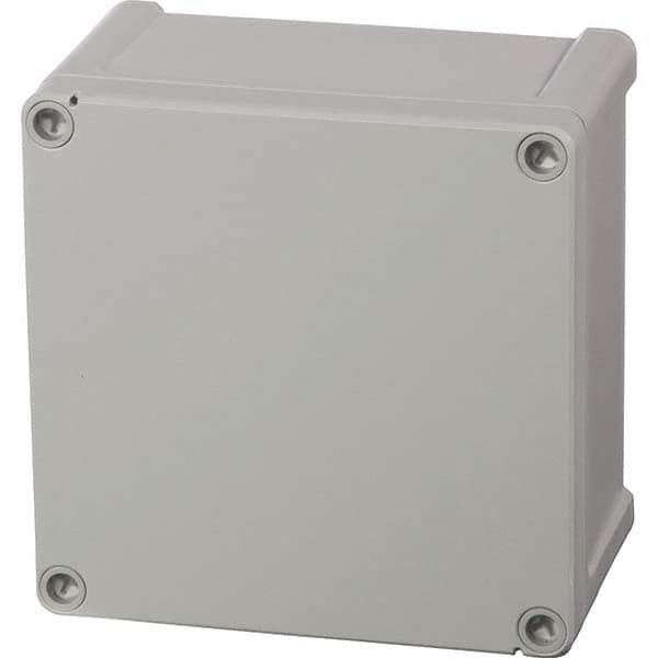 Fibox - NEMA 1, 4, 4X, 12 Polycarbonate Standard Enclosure with Screw Cover - Industrial Tool & Supply