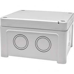 Fibox - NEMA 1, 4, 4X, 12 Polycarbonate Standard Enclosure with Screw Cover - Industrial Tool & Supply