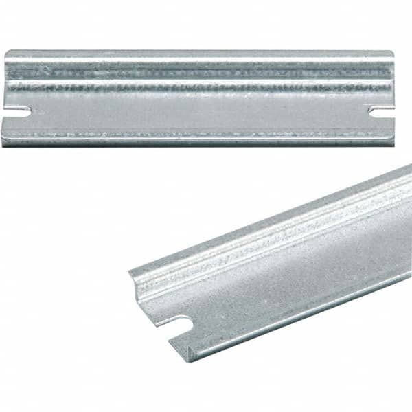 Fibox - DIN Rail Product Type: DIN Rail Material: Zinc-Plated Steel - Industrial Tool & Supply