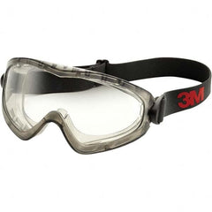 3M - Size Universal Clear Polycarbonate Anti-Fog Safety Goggles - Industrial Tool & Supply