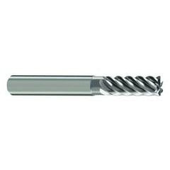 12mm Dia. - 83mm OAL - 45° Helix Bright Carbide End Mill - 6 FL - Industrial Tool & Supply