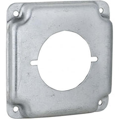 Hubbell-Raco - Steel Electrical Box Cover - Industrial Tool & Supply