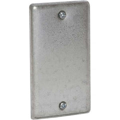 Hubbell-Raco - Steel Electrical Box Cover - Industrial Tool & Supply