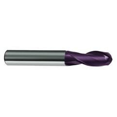 11/32" Dia. - 2-1/2" OAL - 30 Helix Firex CBD Ball Nose EM - 2 FL - Industrial Tool & Supply