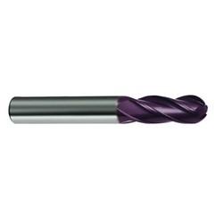 1/8" Dia. - 2" OAL - 30 Helix Firex CBD Ball Nose EM - 4 FL - Industrial Tool & Supply