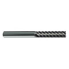 5/16" Dia. - 3" OAL - 45° Helix Bright Carbide End Mill - 6 FL - Industrial Tool & Supply