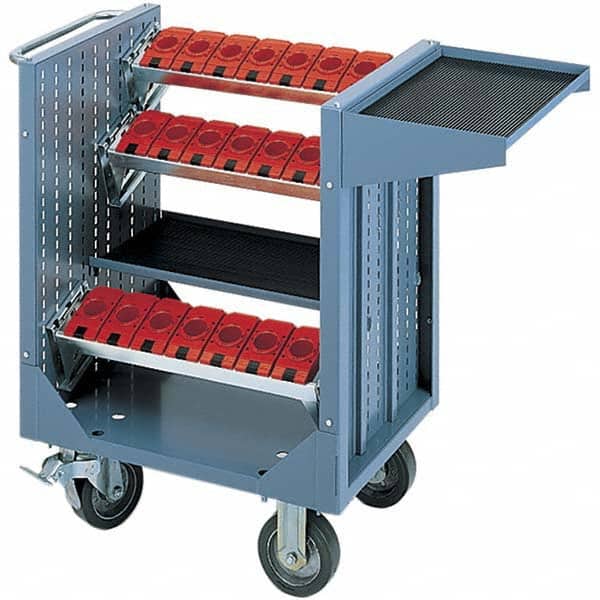 LISTA - CNC Storage Carts Style: CNC Tool Cart with Tool Carrier Taper Size: HSK 50A - Industrial Tool & Supply