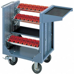 LISTA - CNC Storage Carts Style: CNC Tool Cart with Tool Carrier Taper Size: HSK 50A - Industrial Tool & Supply