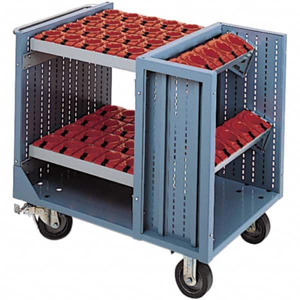 LISTA - CNC Storage Carts Style: CNC Tool Cart with Tool Carrier Taper Size: HSK 63A - Industrial Tool & Supply