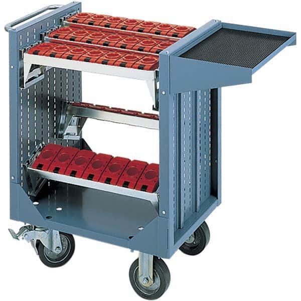 LISTA - CNC Storage Carts Style: CNC Tool Cart with Tool Carrier Taper Size: HSK100A - Industrial Tool & Supply