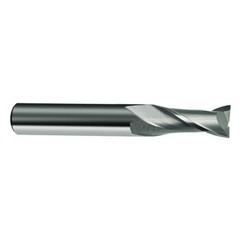 8.5mm Dia. x 67mm Overall Length 2-Flute Square End Solid Carbide SE End Mill-Round Shank-Center Cut-Uncoated - Industrial Tool & Supply