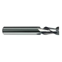 18mm Dia. - 92mm OAL - 45° Helix Bright Carbide End Mill - 2 FL - Industrial Tool & Supply