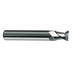 14mm Dia. - 75mm OAL - 45° Helix Bright Carbide End Mill - 2 FL - Industrial Tool & Supply