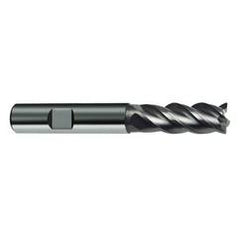 4mm Dia. - 57mm OAL - 4 FL Variable Helix Bright Carbide End Mill - Industrial Tool & Supply
