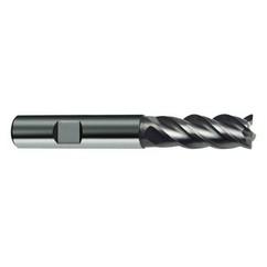 12mm Dia. - 83mm OAL - 4 FL Variable Helix Bright Carbide End Mill - Industrial Tool & Supply