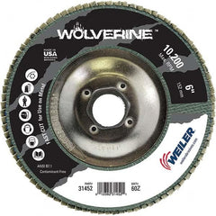 Weiler - Flap Discs Abrasive Type: Coated Flap Disc Type: Type 29 - Industrial Tool & Supply