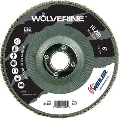 Weiler - Flap Discs Abrasive Type: Coated Flap Disc Type: Type 29 - Industrial Tool & Supply