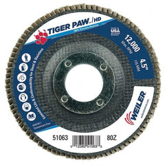 Weiler - Flap Discs Abrasive Type: Coated Flap Disc Type: Type 29 - Industrial Tool & Supply