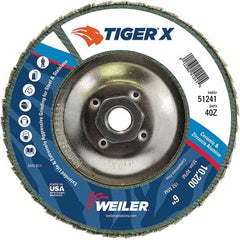 Weiler - Flap Discs Abrasive Type: Coated Flap Disc Type: Type 29 - Industrial Tool & Supply