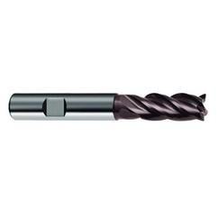 12mm Dia. - 83mm OAL - 4 FL Variable Helix Super-A Carbide End Mill - Industrial Tool & Supply