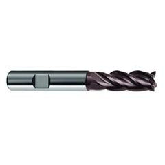 12mm Dia. - 83mm OAL - 4 FL Variable Helix Super-A Carbide End Mill - Industrial Tool & Supply