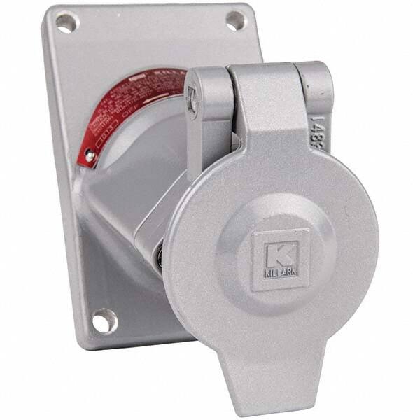 Hubbell Killark - Straight Blade Receptacles Receptacle Type: Single Receptacle Grade: Industrial - Industrial Tool & Supply