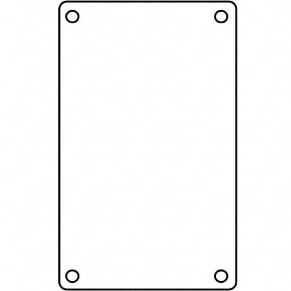 Wall Plates; Wall Plate Type: Blank Wall Plates; Wall Plate Configuration: Blank Center Panel; Shape: Rectangle; Wall Plate Size: Standard; Number of Gangs: 1; Overall Length (Inch): 4-9/16; Overall Width (Decimal Inch): 2-13/16; Overall Length (Decimal I