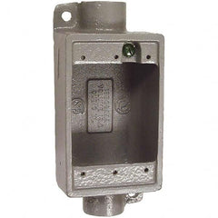 Hubbell Killark - Electrical Outlet Boxes & Switch Boxes Enclosure Type: Device Box Enclosure Shape: Rectangle - Industrial Tool & Supply