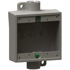 Hubbell Killark - Electrical Outlet Boxes & Switch Boxes Enclosure Type: Device Box Enclosure Shape: Square - Industrial Tool & Supply