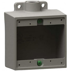 Hubbell Killark - Electrical Outlet Boxes & Switch Boxes Enclosure Type: Device Box Enclosure Shape: Square - Industrial Tool & Supply