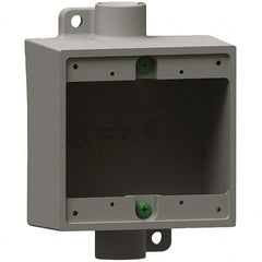 Hubbell Killark - Electrical Outlet Boxes & Switch Boxes Enclosure Type: Device Box Enclosure Shape: Square - Industrial Tool & Supply
