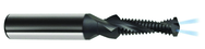 M14 x 2.0 2FL Carbide 2.5XD Drill/Thread Mill-Coolant Thru-TiCN - Industrial Tool & Supply