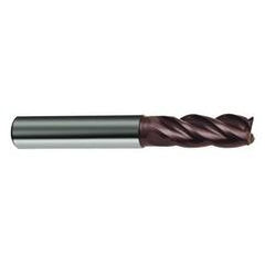 3/8" Dia. - 2" OAL - 4 FL Variable Helix Nano-A Carbide End Mill - Industrial Tool & Supply