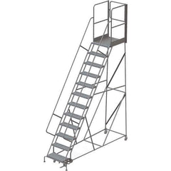 TRI-ARC - Rolling & Wall Mounted Ladders & Platforms Type: Rolling Warehouse Ladder Style: Rolling Platform Ladder - Industrial Tool & Supply