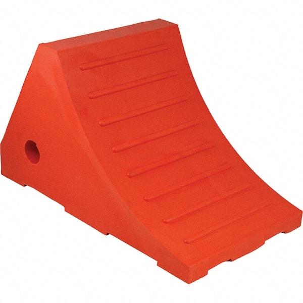 AME International - Wheel Chocks Width (Inch): 9-7/8 Height (Inch): 5.9100 - Industrial Tool & Supply
