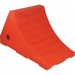 AME International - Wheel Chocks Width (Inch): 9-7/8 Height (Inch): 5.9100 - Industrial Tool & Supply