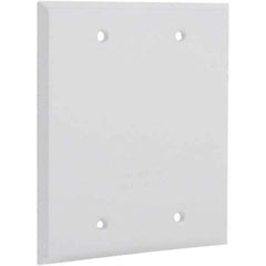 Hubbell-Raco - Weatherproof Box Covers Cover Shape: Rectangle Number of Holes in Outlet: 0 - Industrial Tool & Supply