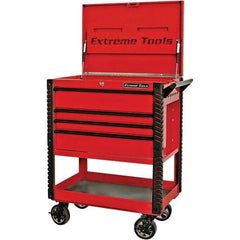EXTREME TOOLS - Tool Storage Carts Type: Tool Cart Number of Drawers: 4 - Industrial Tool & Supply