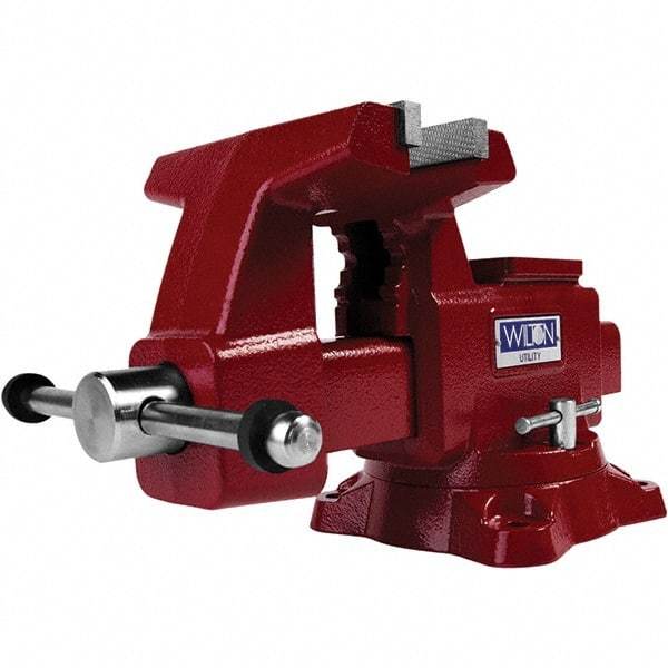 Wilton - Bench & Pipe Combination Vises Jaw Width (Inch): 6-1/2 Jaw Opening Capacity (Inch): 6 - Industrial Tool & Supply