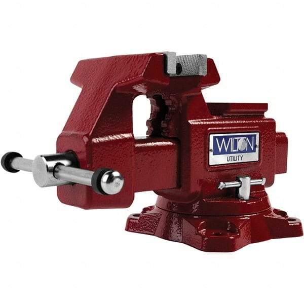 Wilton - Bench & Pipe Combination Vises Jaw Width (Inch): 4-1/2 Jaw Opening Capacity (Inch): 4 - Industrial Tool & Supply
