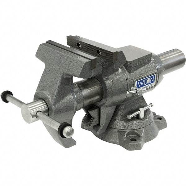 Wilton - Bench & Pipe Combination Vises Jaw Width (Inch): 5-1/2 Jaw Opening Capacity (Inch): 5 - Industrial Tool & Supply