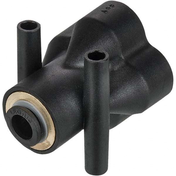 Legris - Plastic Push-To-Connect Tube Fittings Type: Union Y Tube Outside Diameter (Inch): 5/32 - Industrial Tool & Supply