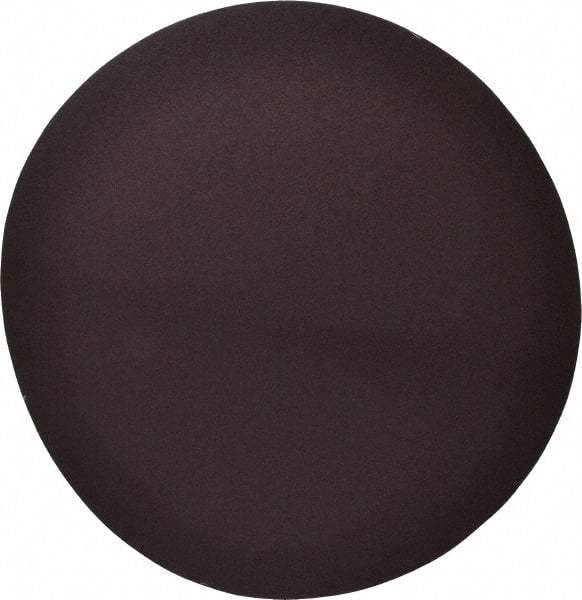 Norton - 12" Diam, 120 Grit Aluminum Oxide Adhesive PSA Disc - Medium Grade, Brown, X Weighted Backing, Flexible - Industrial Tool & Supply
