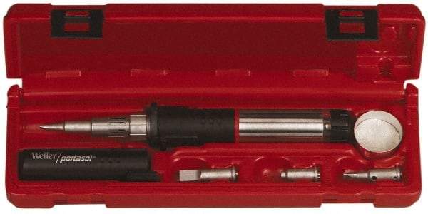 Weller - Self Igniting Butane Soldering Iron & Heat Tool - 2 hr Operating Time, 0.5 oz Fuel Capacity - Exact Industrial Supply