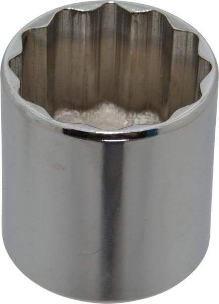 Proto - 1-5/16", 1/2" Drive, Standard Hand Socket - 12 Points, 1-55/64" OAL, Chrome Vanadium, Chrome Finish - Industrial Tool & Supply
