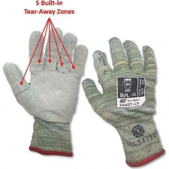 Tilsatec - Size L (9), ANSI Cut Lvl A4, Puncture Lvl 4, Abrasion Lvl 4, Cut & Puncture Resistant Gloves - Industrial Tool & Supply