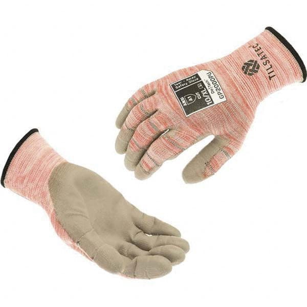 Tilsatec - Size S (7), ANSI Cut Lvl A1, Puncture Lvl 2, Abrasion Lvl 4, Polyurethane Coated Cut & Puncture Resistant Gloves - Industrial Tool & Supply
